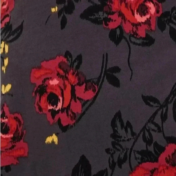 [5/5XL]Torrid Studio Knit Crew Neck Lace Inset Short Sleeve Peplum  Top - Picture 5 of 10